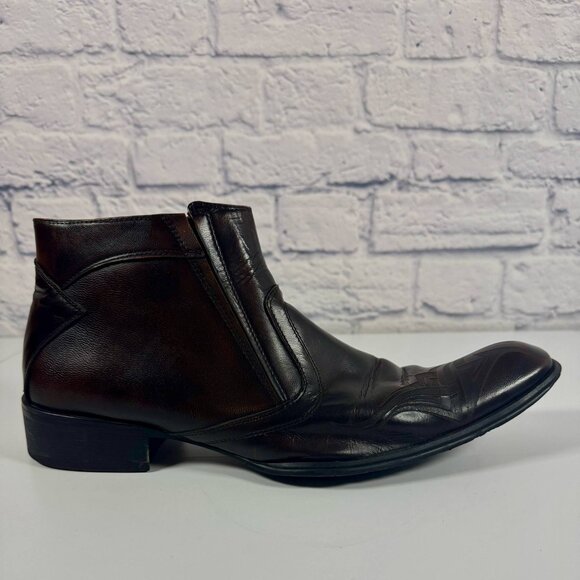 Robert Wayne Disturb Western Style Men's Boots Size 13 - Picture 2 of 16